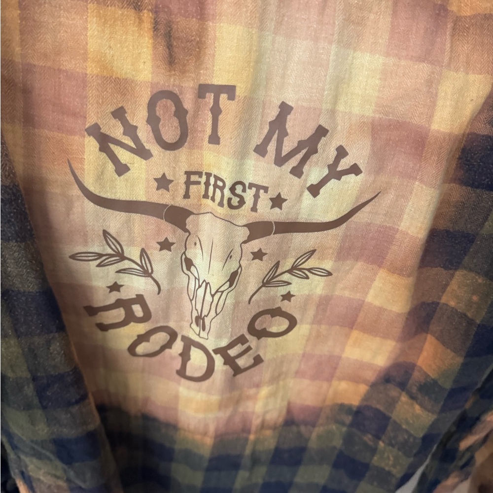 Plaid Button Down Shirt - Multicolor